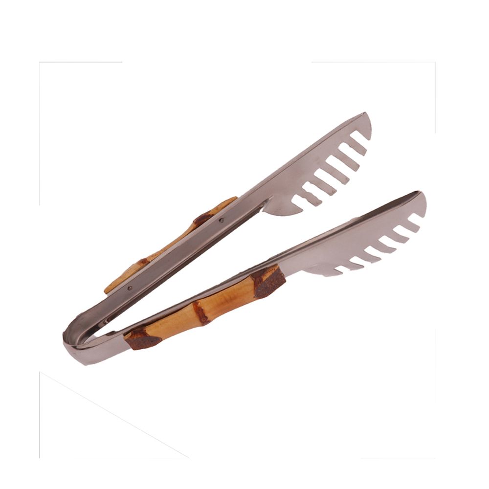 PEGADOR DE BAMBU E AÇO INOX