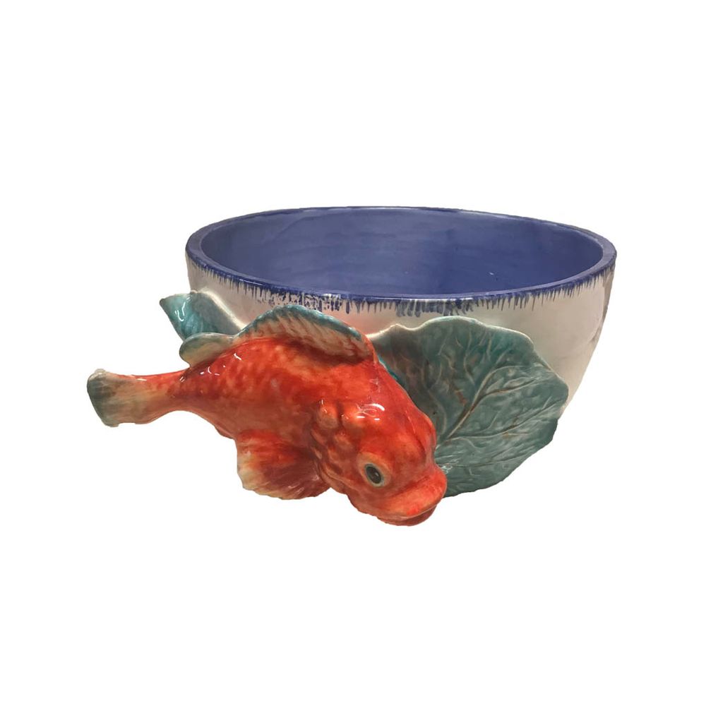 BOWL PEIXE DE CERÂMICA 27CM