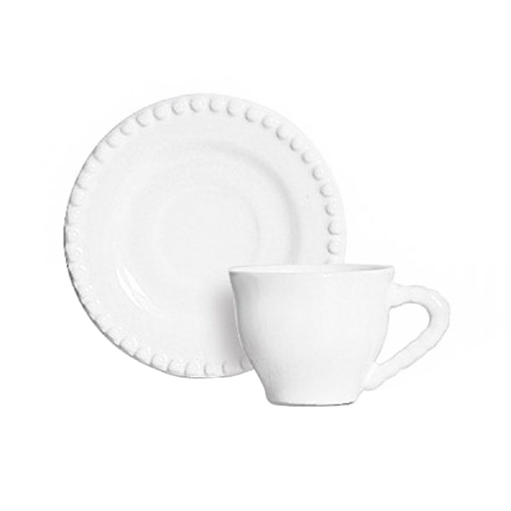 XÍCARA DE CAFÉ BOLINHA DE CERÂMICA COM 6