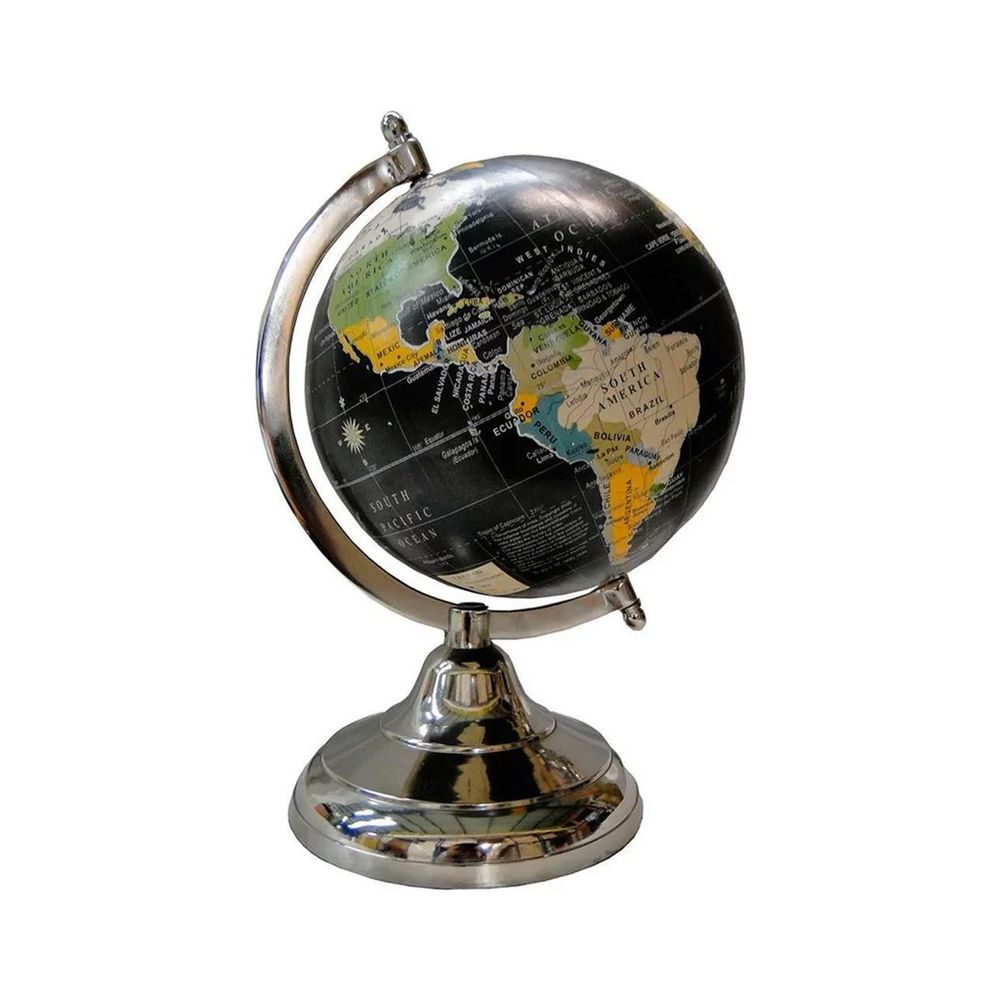 GLOBO PRETO DE METAL 45CM