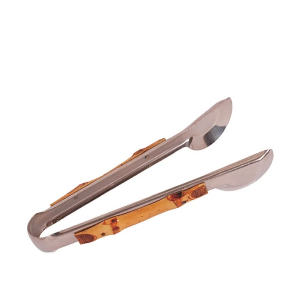 PEGADOR DE GELO DE BAMBU E AÇO INOX