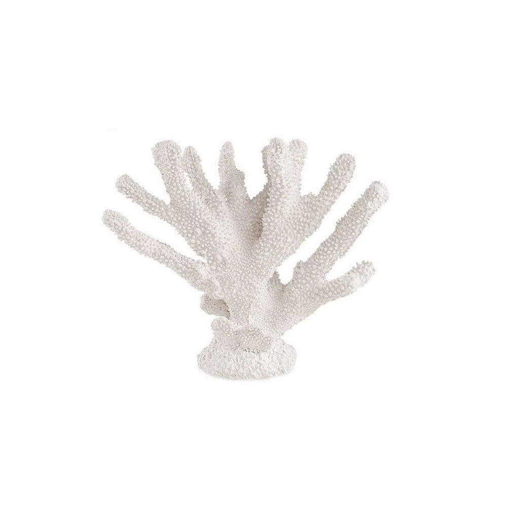 ESCULTURA CORAL DE RESINA 32CM