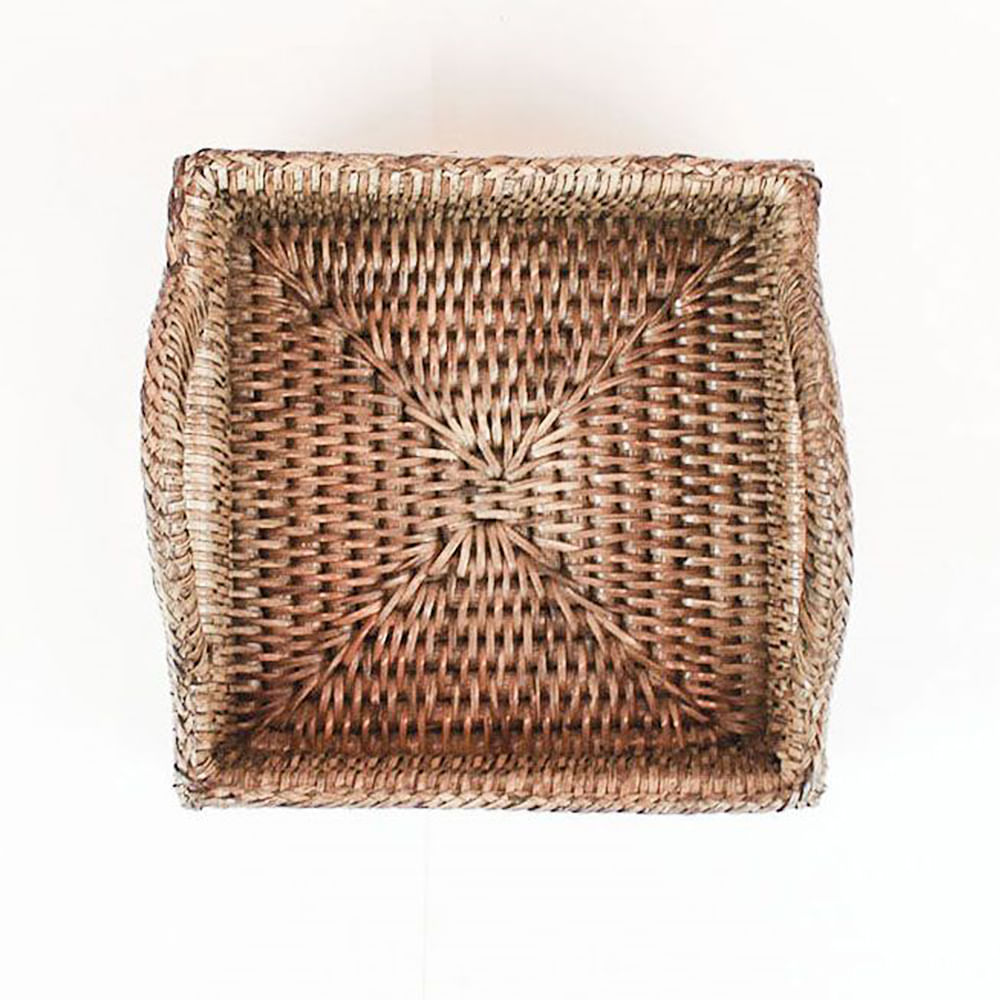 CESTO DE RATTAN 23X23 CM