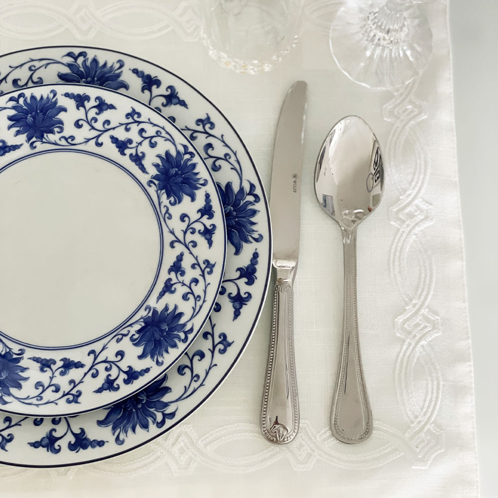 PRATO FUNDO LAZULLI DE PORCELANA COM 6 VISTA  ALEGRE