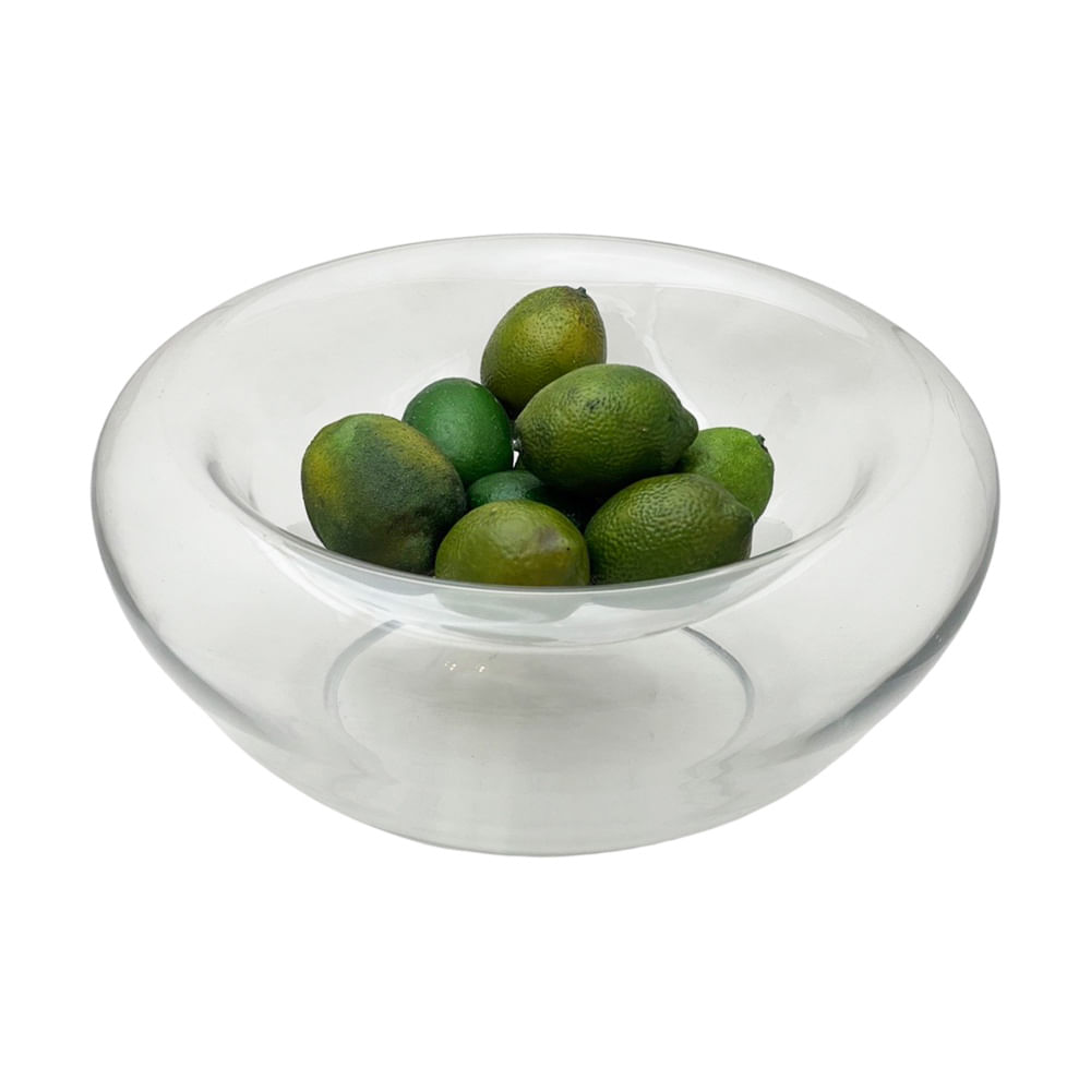 CENTRO DE MESA ORGANIC DE VIDRO 39CM
