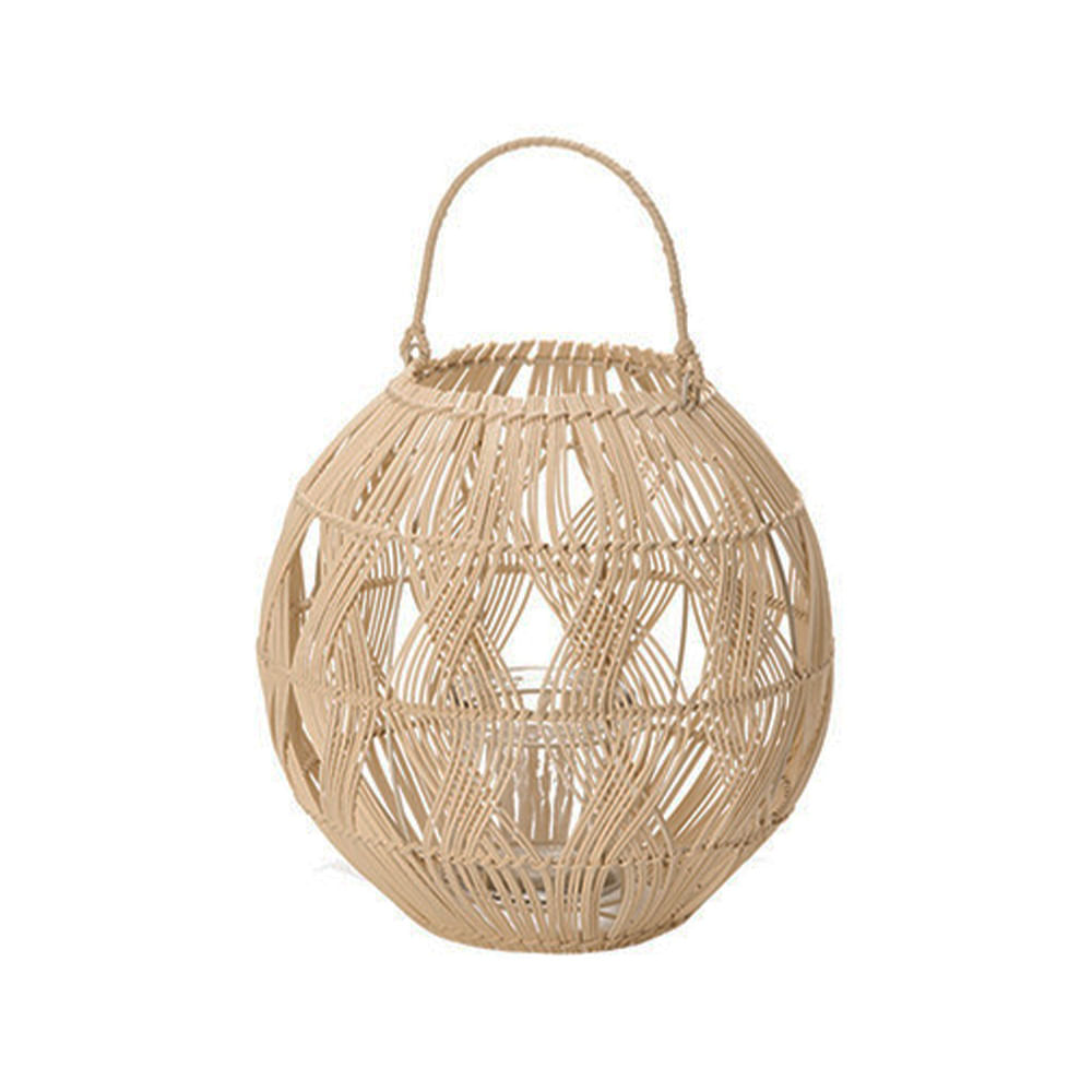 LANTERNA DE RATTAN 29CM