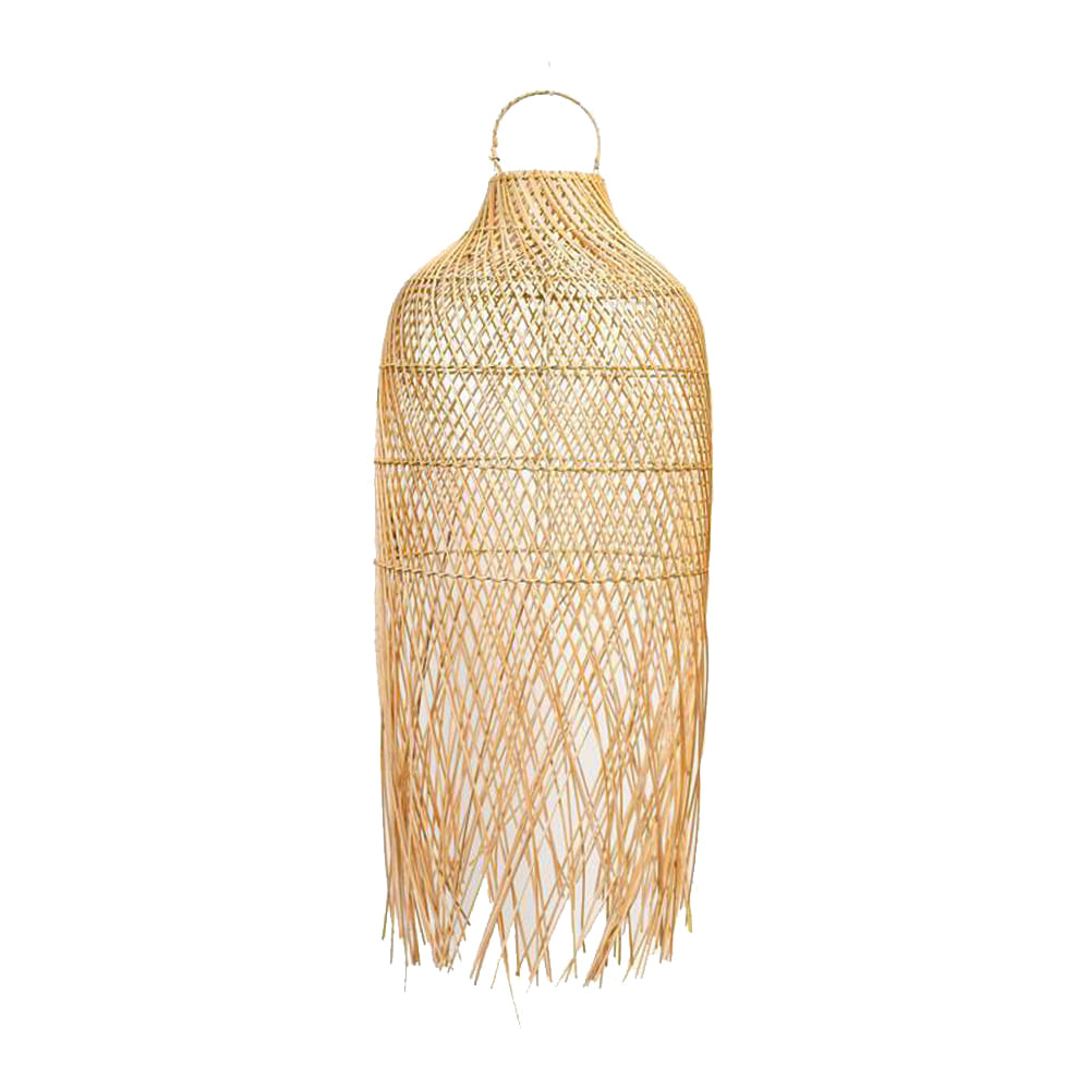 LUMINÁRIA ÁGUA VIVA DE RATTAN 82CM