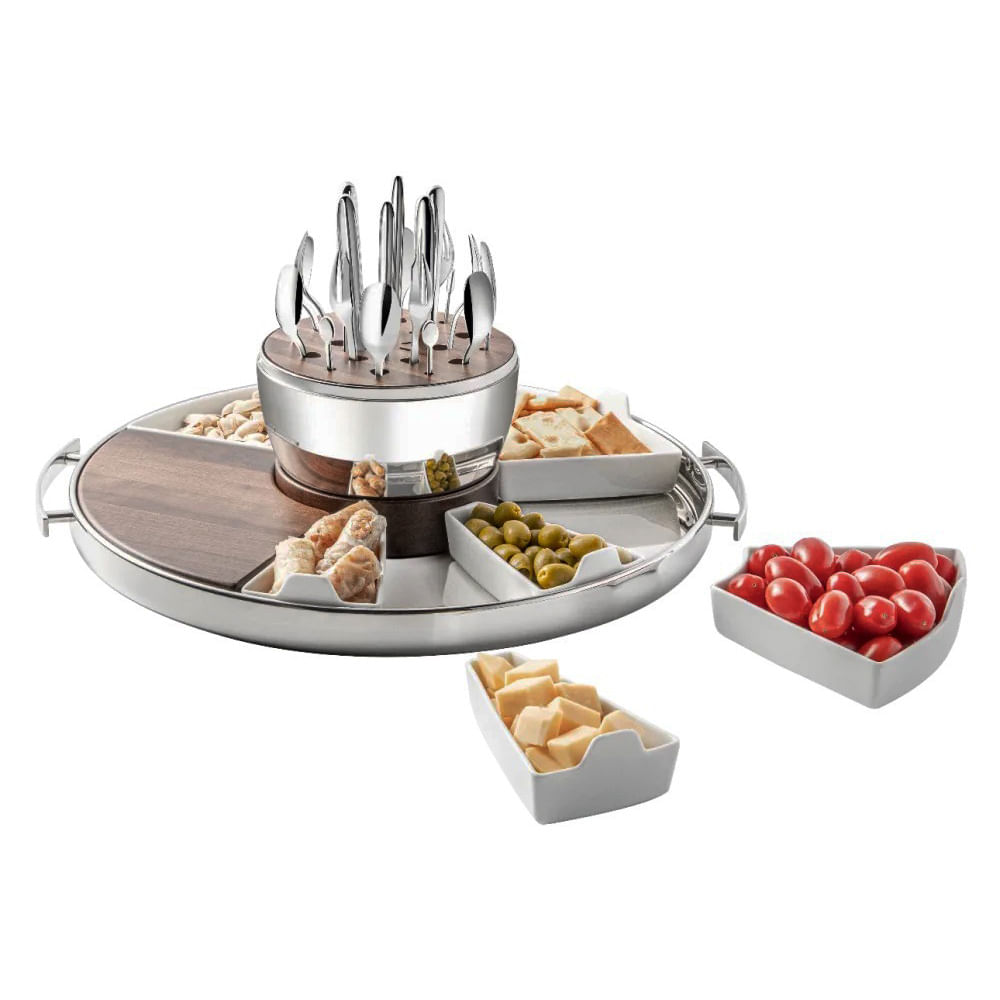 KIT APERITIVO DE PRATA CHRISTOFLE