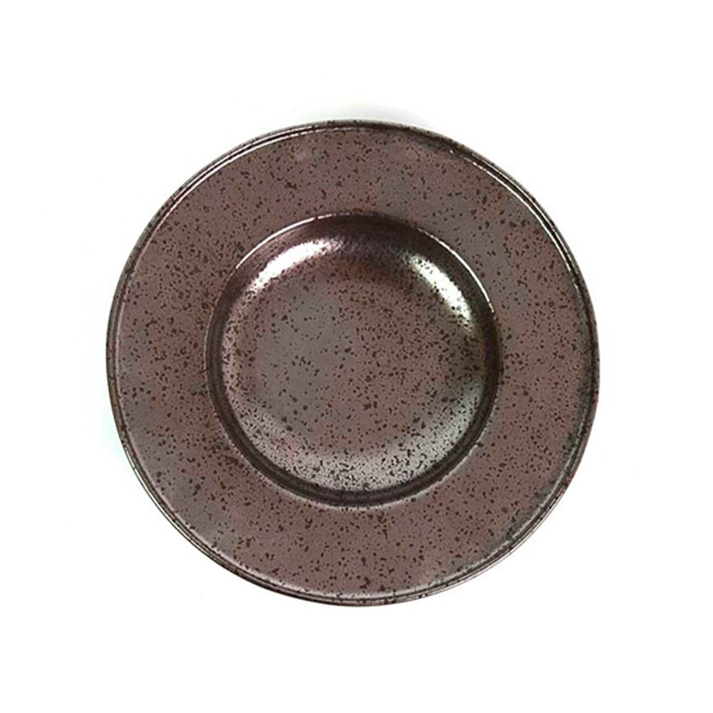 PRATO DE SOBREMESA SHINE DE CERÂMICA COM 6 VISTA  ALEGRE