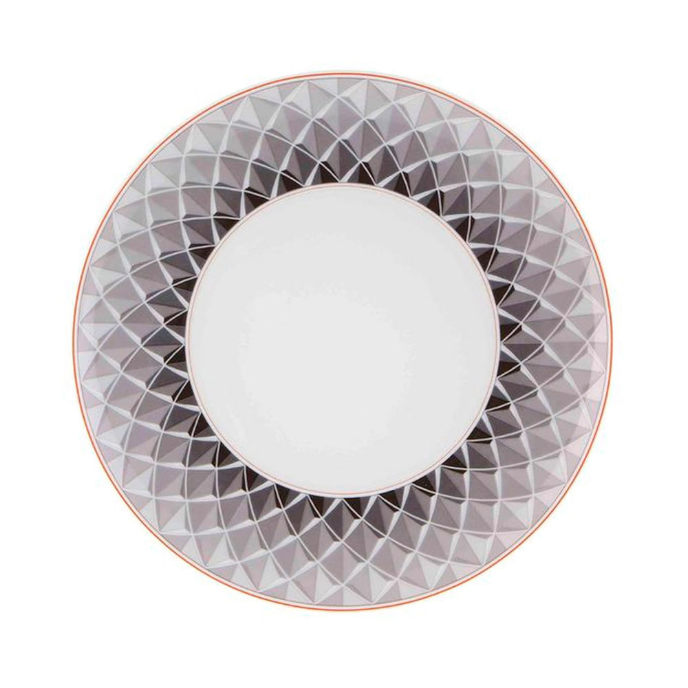 PRATO DE SOBREMESA MAYA DE PORCELANA COM 6 VISTA  ALEGRE