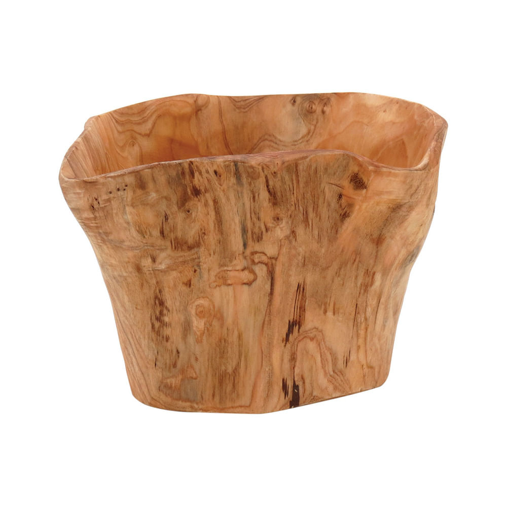 CENTRO DE MESA WOOD DE MADEIRA 29X25X20CM