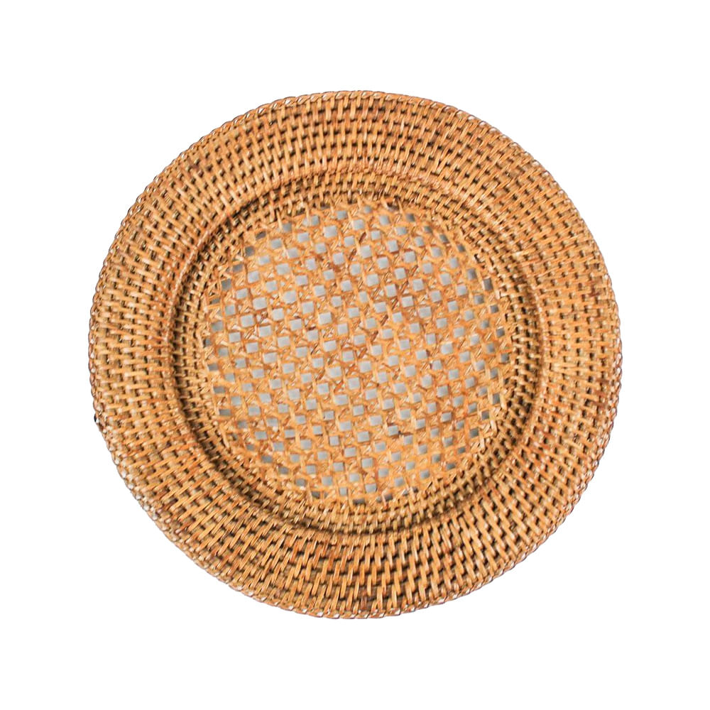 SOUSPLAT PAYA DE RATTAN 32CM COM 2