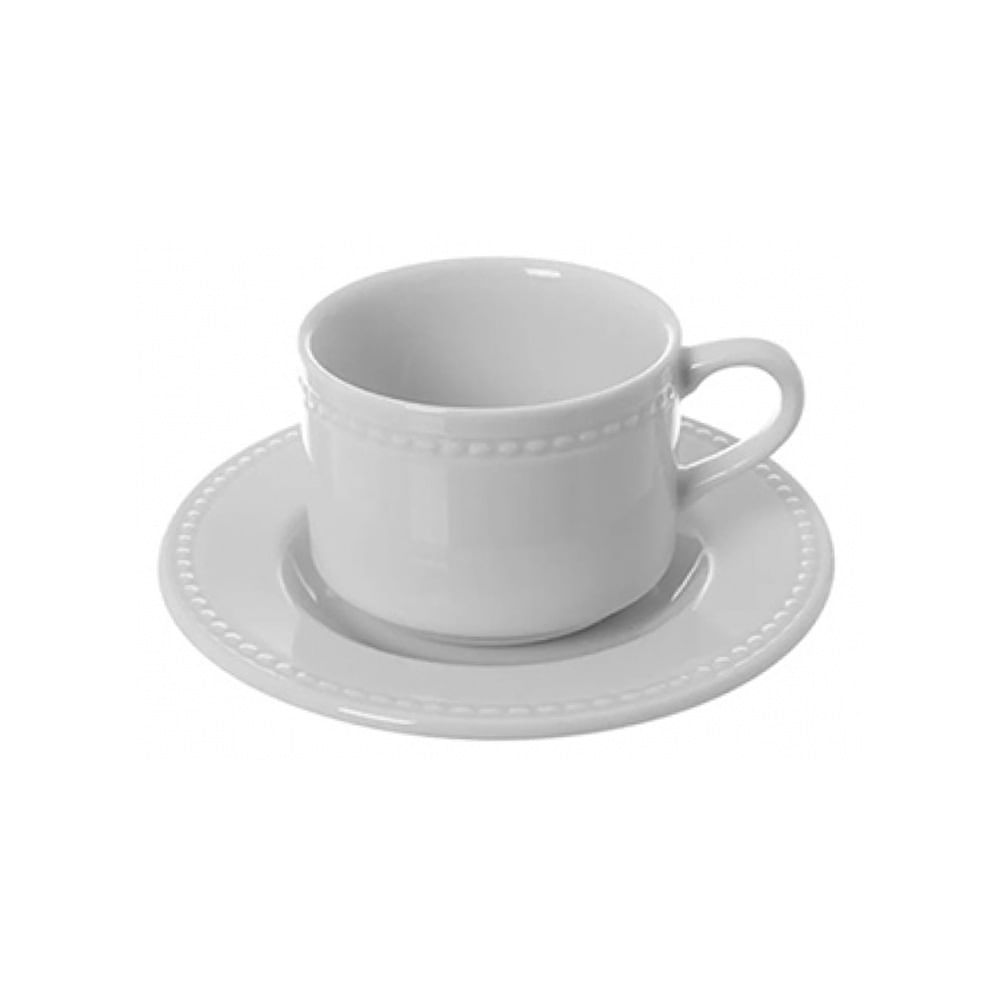XÍCARA DE CAFÉ PERLA DE PORCELANA COM 6 VISTA  ALEGRE