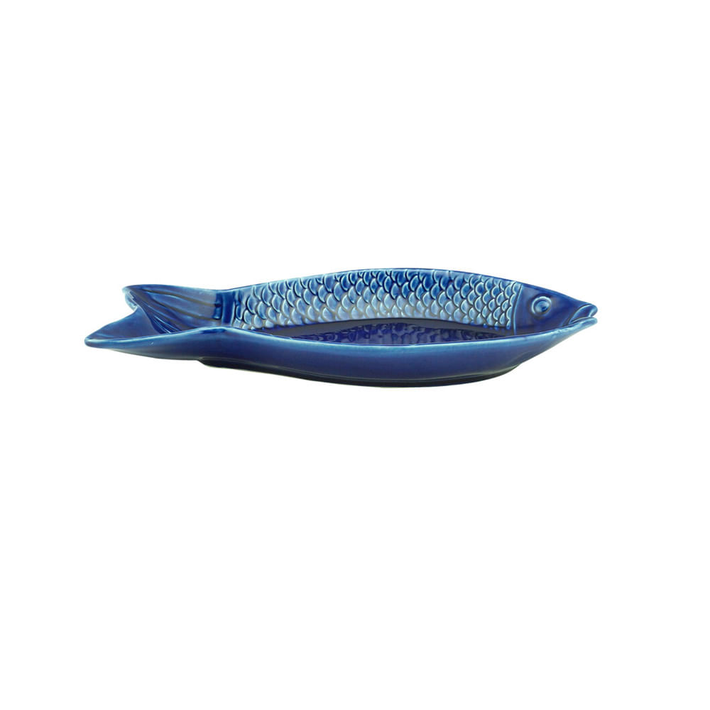 TRAVESSA PEIXE DE CERÂMICA 28CM