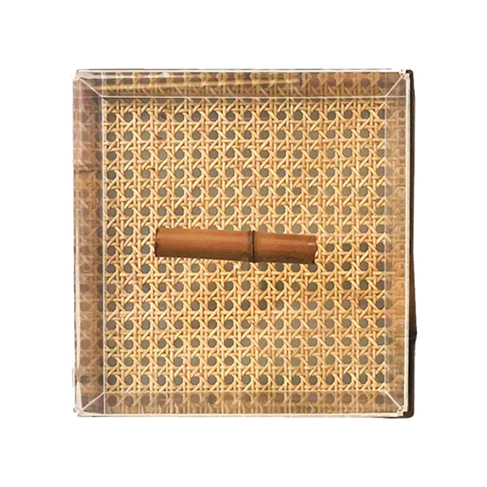 PORTA FRIOS PALHA INDIANA DE BAMBU 21CM