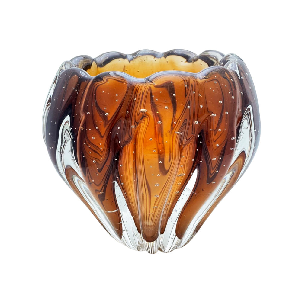 CACHEPOT MULHOUSE DE MURANO GARNET 20CM
