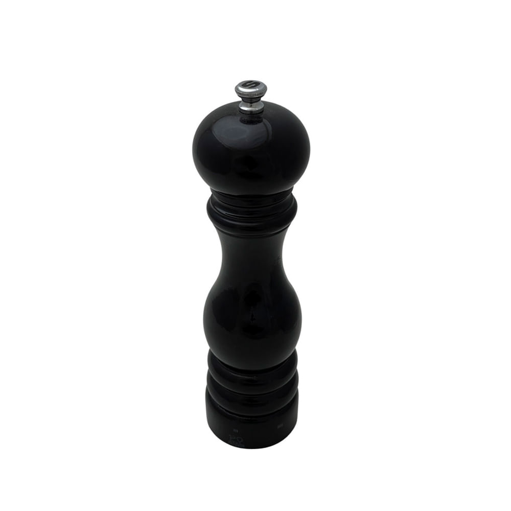 MOEDOR DE SAL PARIS PRETO DE MADEIRA 22CM