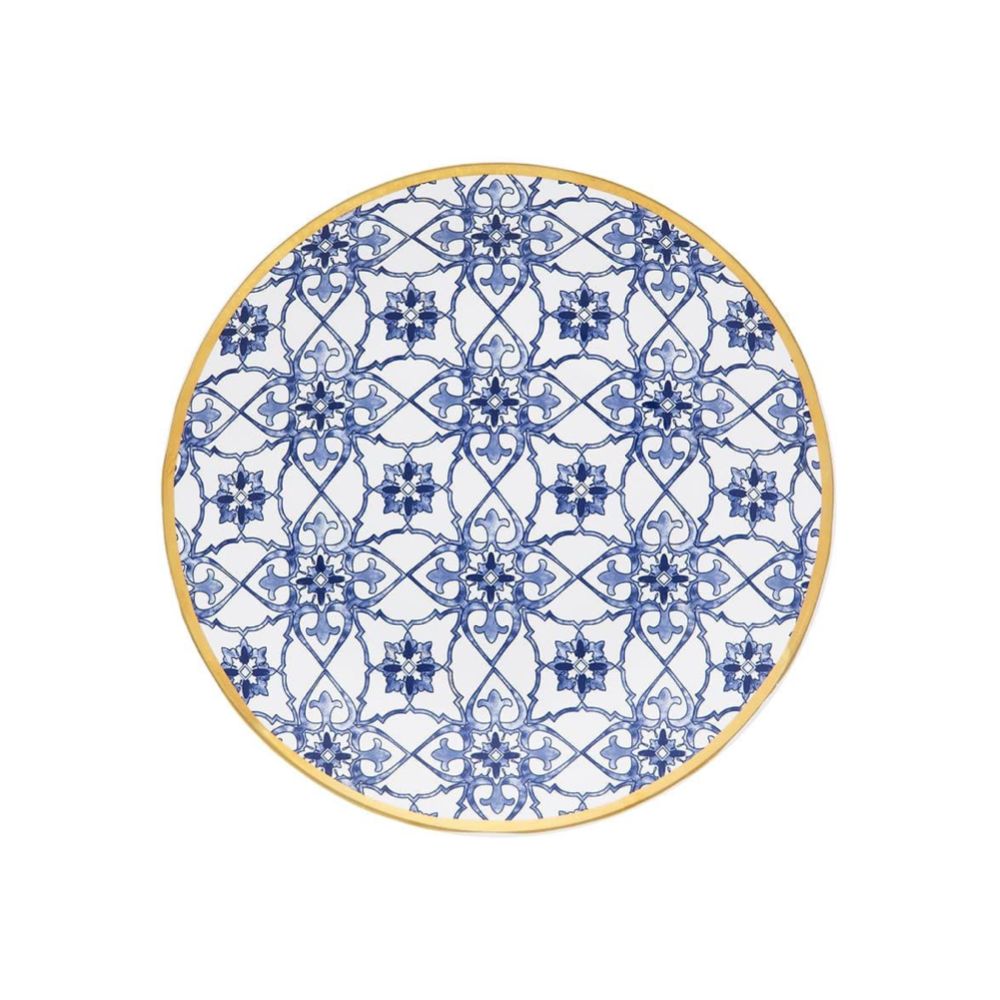 PRATO FUNDO LUSITANA DE PORCELANA COM 6