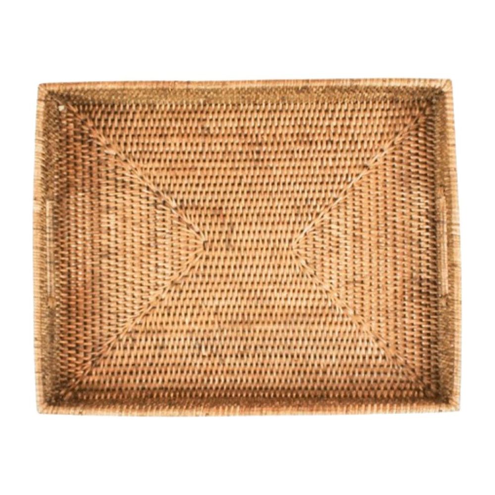 BANDEJA PARA BAR SUNSET DE RATTAN 51X31CM