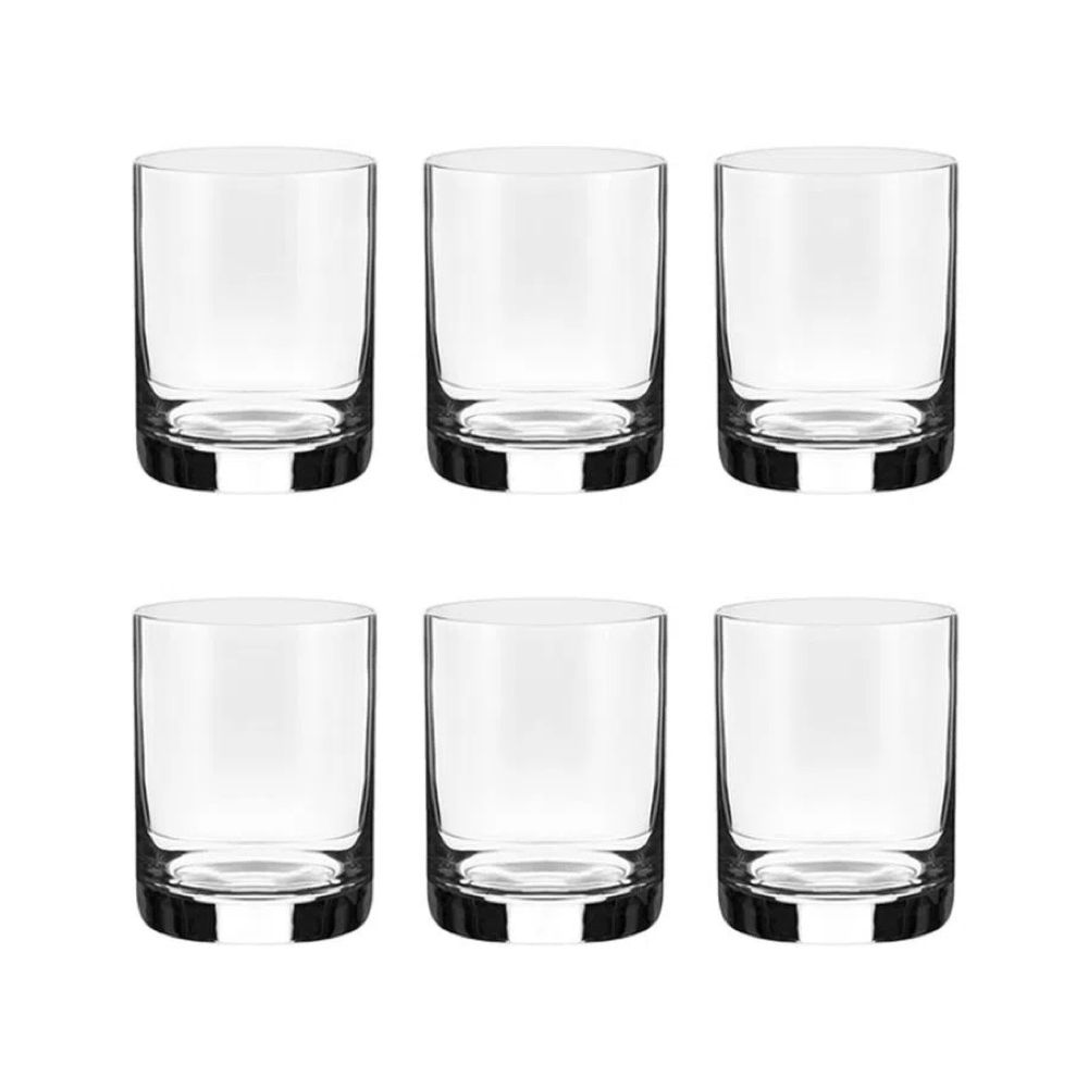 COPO DE WHISKY DE CRISTAL 430ML COM 6 STRAUSS