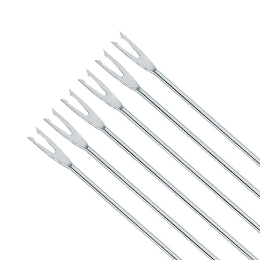 GARFO PARA FONDUE DE AÇO INOX 6 PEÇAS