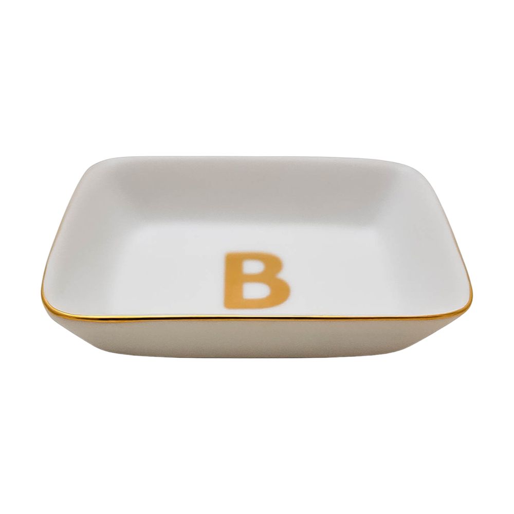 PETISQUEIRA FILETE LETRA B DE PORCELANA SCHIMDT