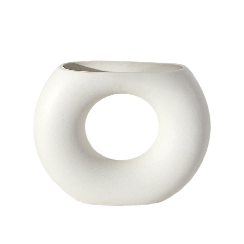 VASO ARO DE CERÂMICA 30CM