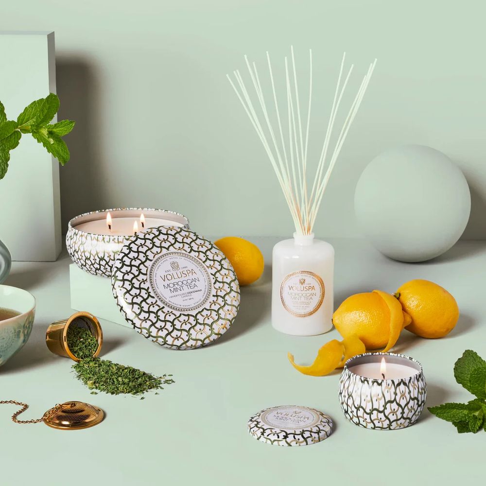 MINI VELA LATA 25H MOROCCAN MINT TEA VOLUSPA