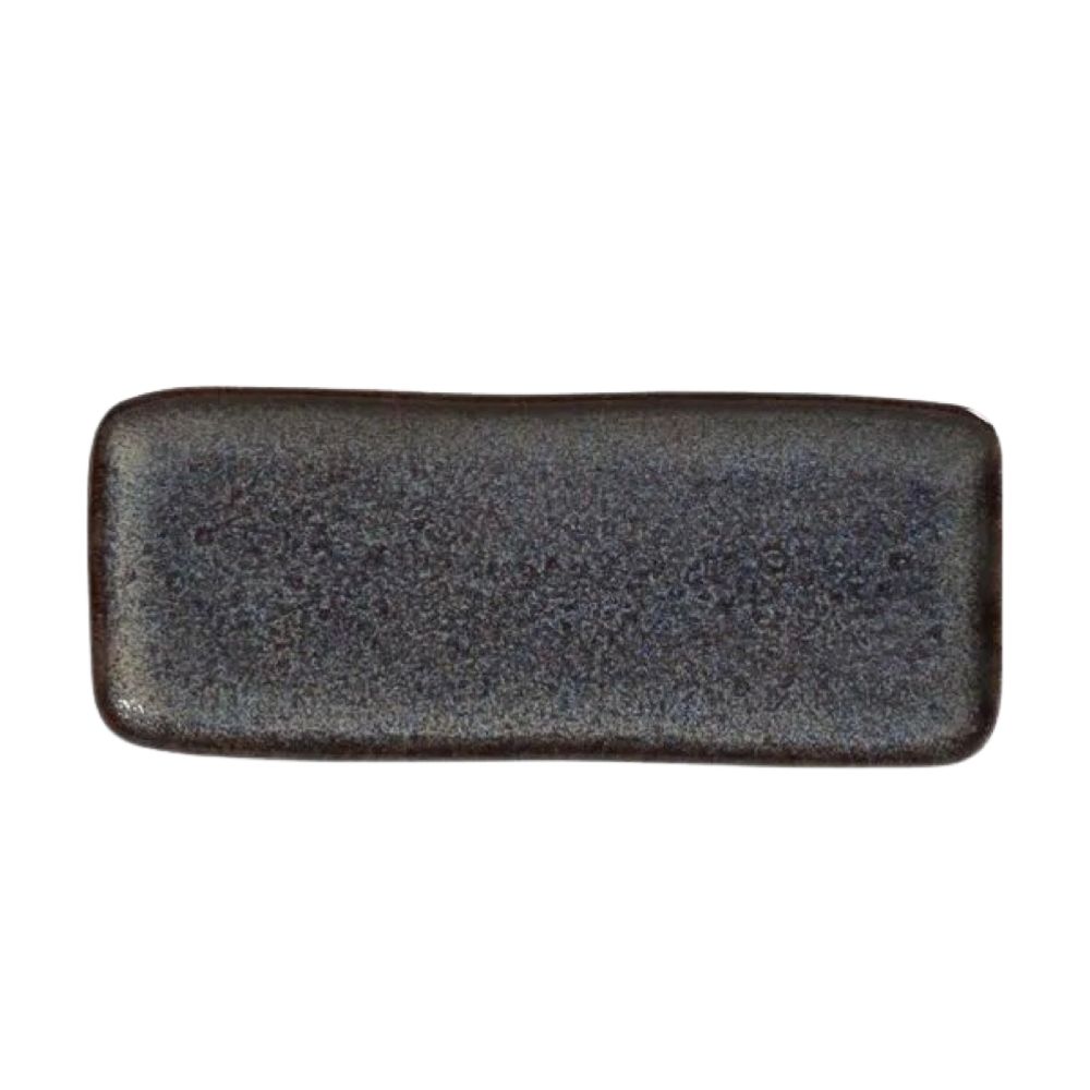 TRAVESSA ORGÂNICO TITANIUM DE CERÂMICA 22X9,5CM PORTO BRASIL