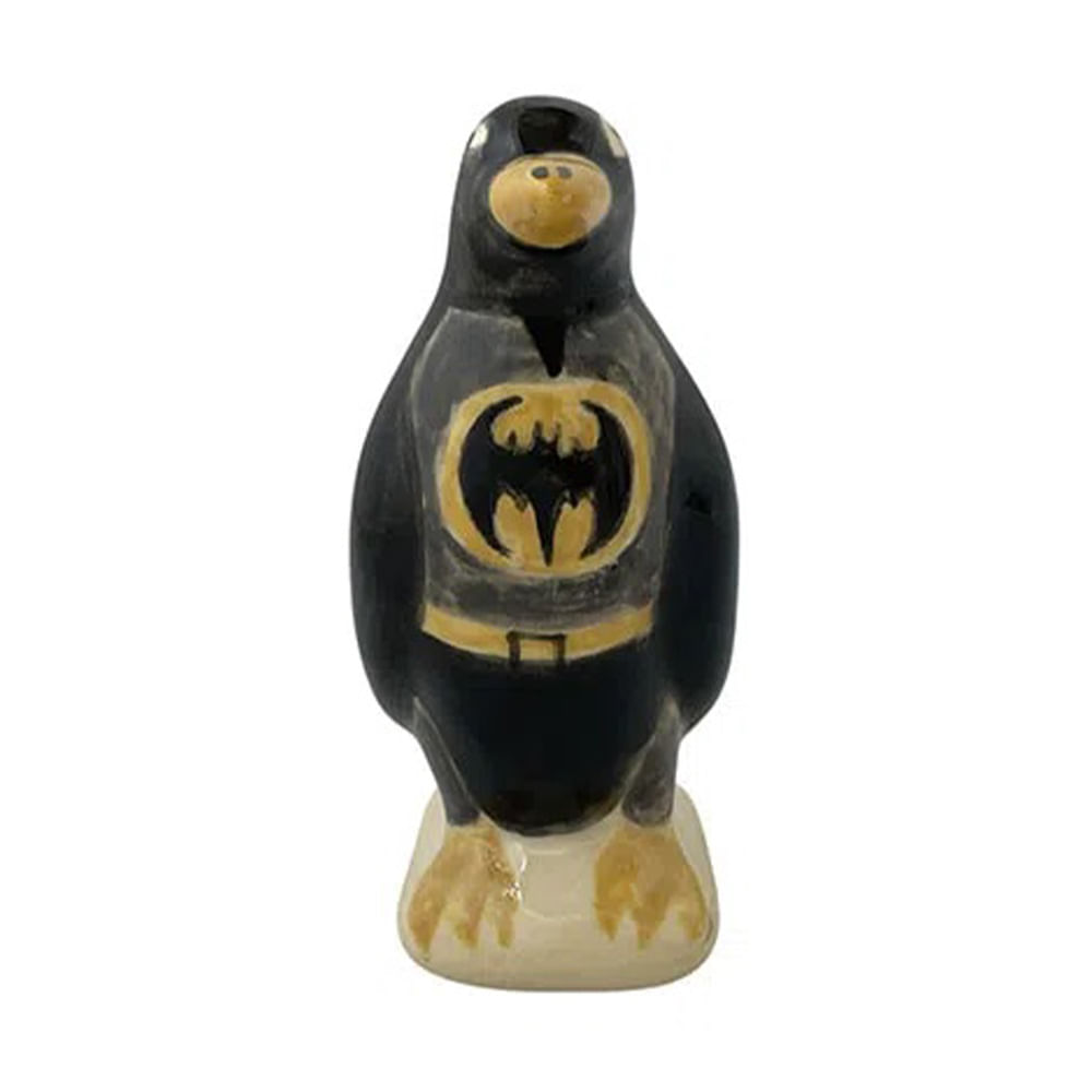 PINGUIM BATMAN DE CERÂMICA