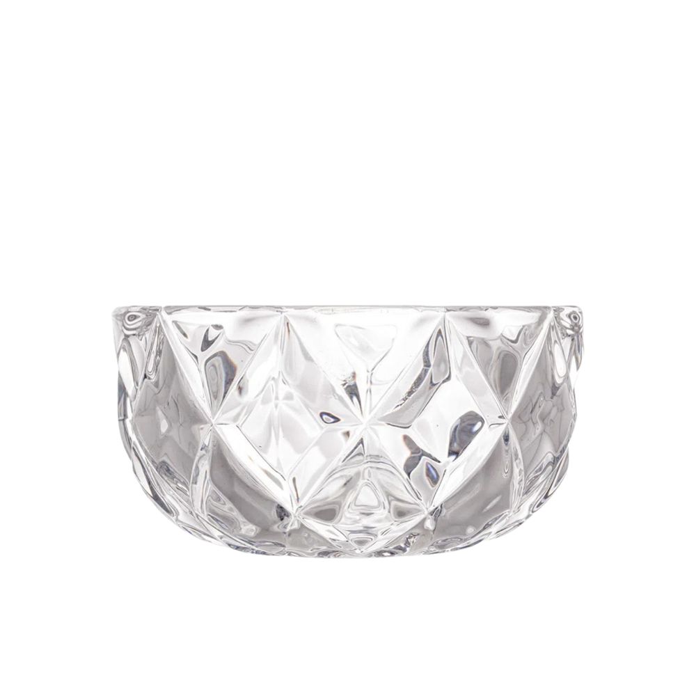 BOWL FACETED DE CRISTAL 11CM