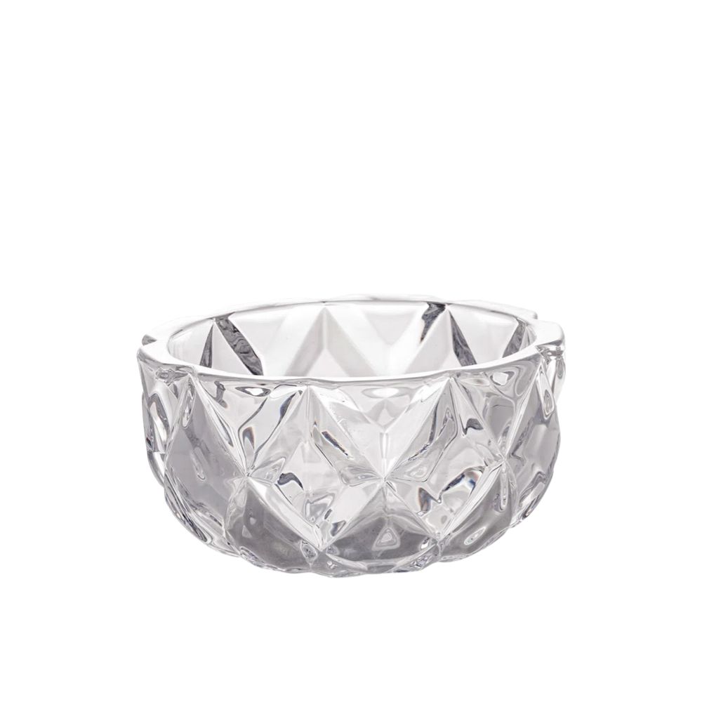 BOWL FACETED DE CRISTAL 11CM