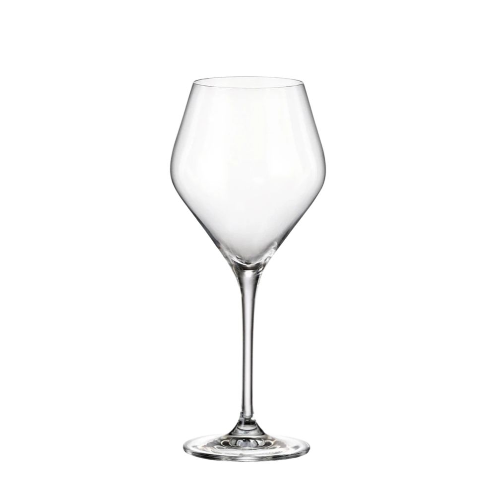 TAÇA DE VINHO DE CRISTAL 400ML COM 6