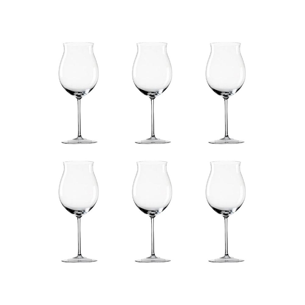 TAÇA DE VINHO ROMANEE DE CRISTAL 1050ML COM 6 STRAUSS