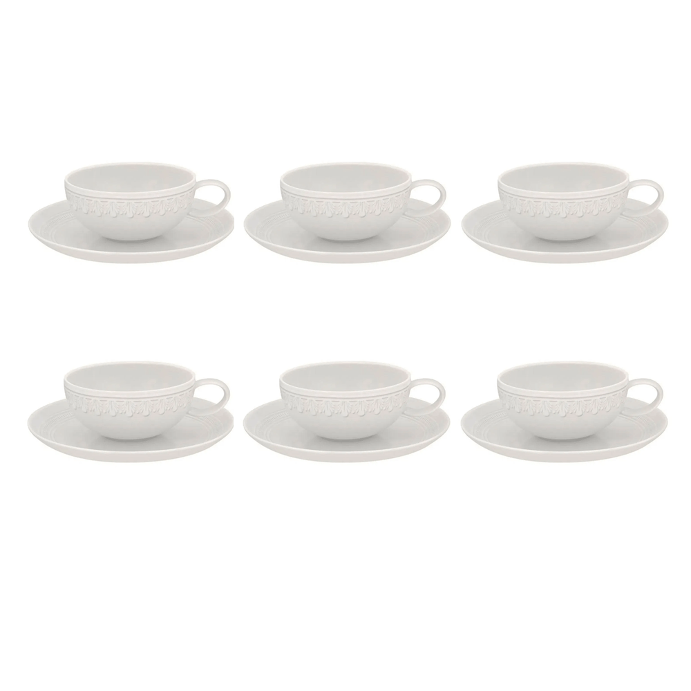 XÍCARA DE CHÁ ORNAMENTS DE PORCELANA COM 6 VISTA  ALEGRE