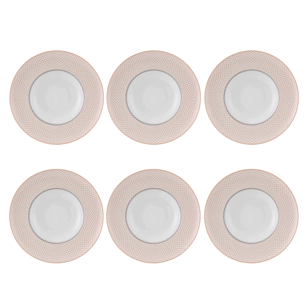 PRATO FUNDO MAYA DE PORCELANA COM 6 VISTA  ALEGRE