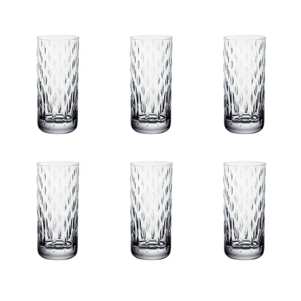 COPO LONG DRINK DE CRISTAL 395ML COM 6 STRAUSS