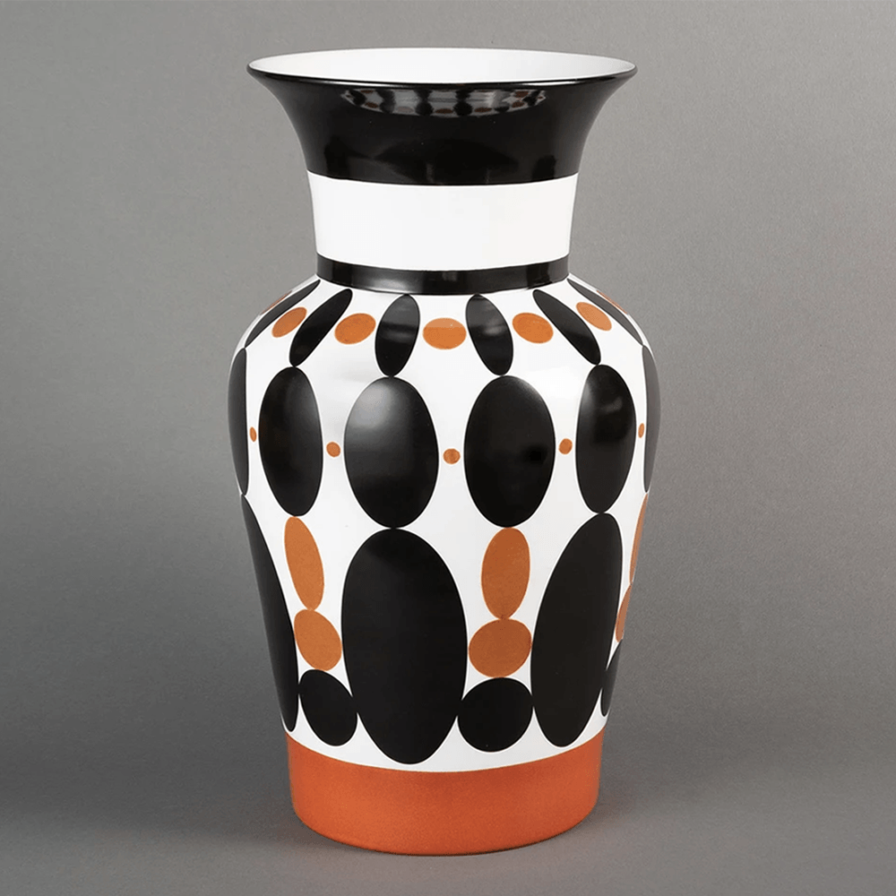 VASO DE CERÂMICA NOIR 42CM FREDERIC DE LUCA