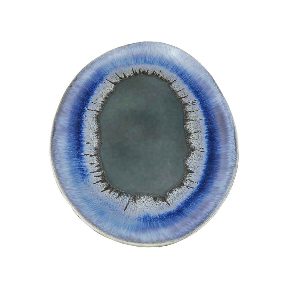 TRAVESSA  ART POTTERY DE CERÂMICA 46CM