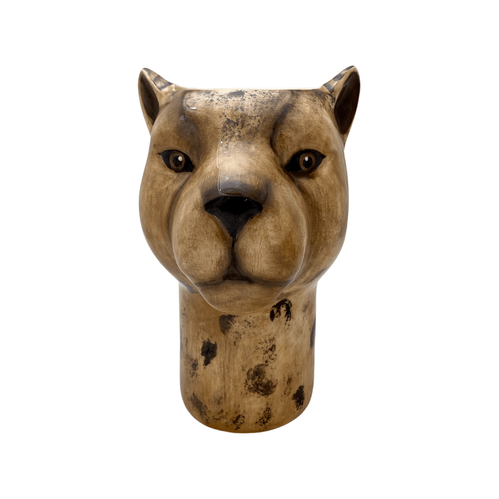 VASO LEOPARDO DE CERÂMICA 24CM