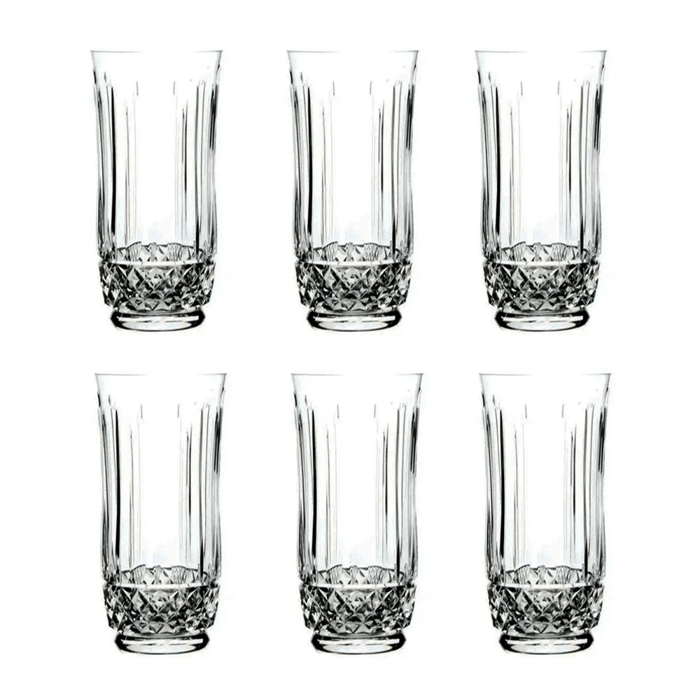 COPO LONG DRINK DE CRISTAL 410ML COM 6 MOZART