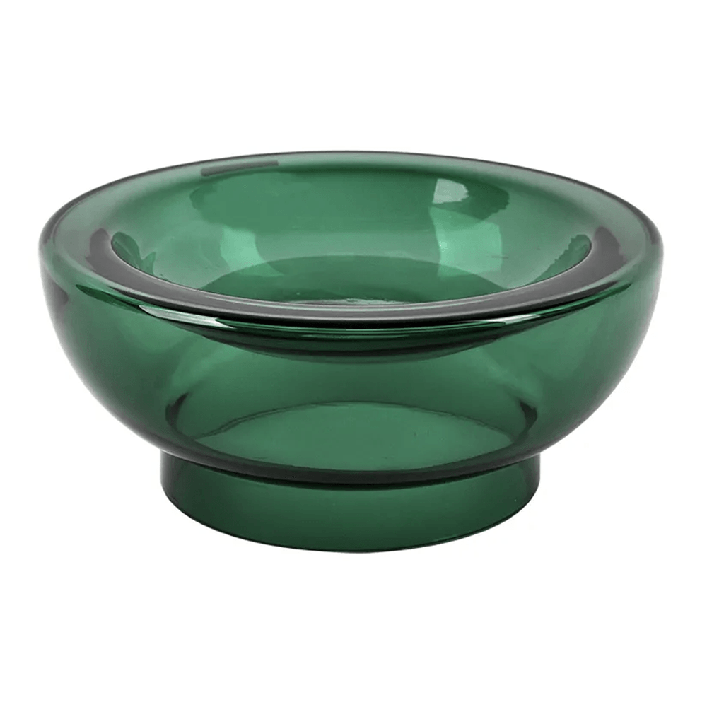 CENTRO DE MESA GREEN DE VIDRO 32CM