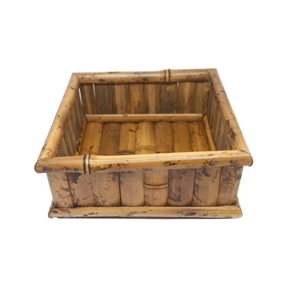 PORTA GUARDANAPO DE BAMBU 17CM