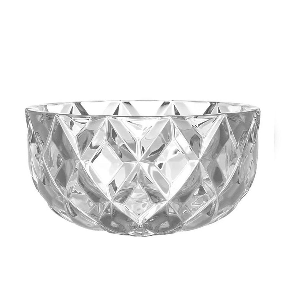 CENTRO DE MESA FACETED DE CRISTAL 25CM