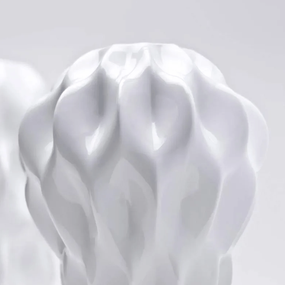 VASO PLISSAN DE PORCELANA 33CM HOLARIA