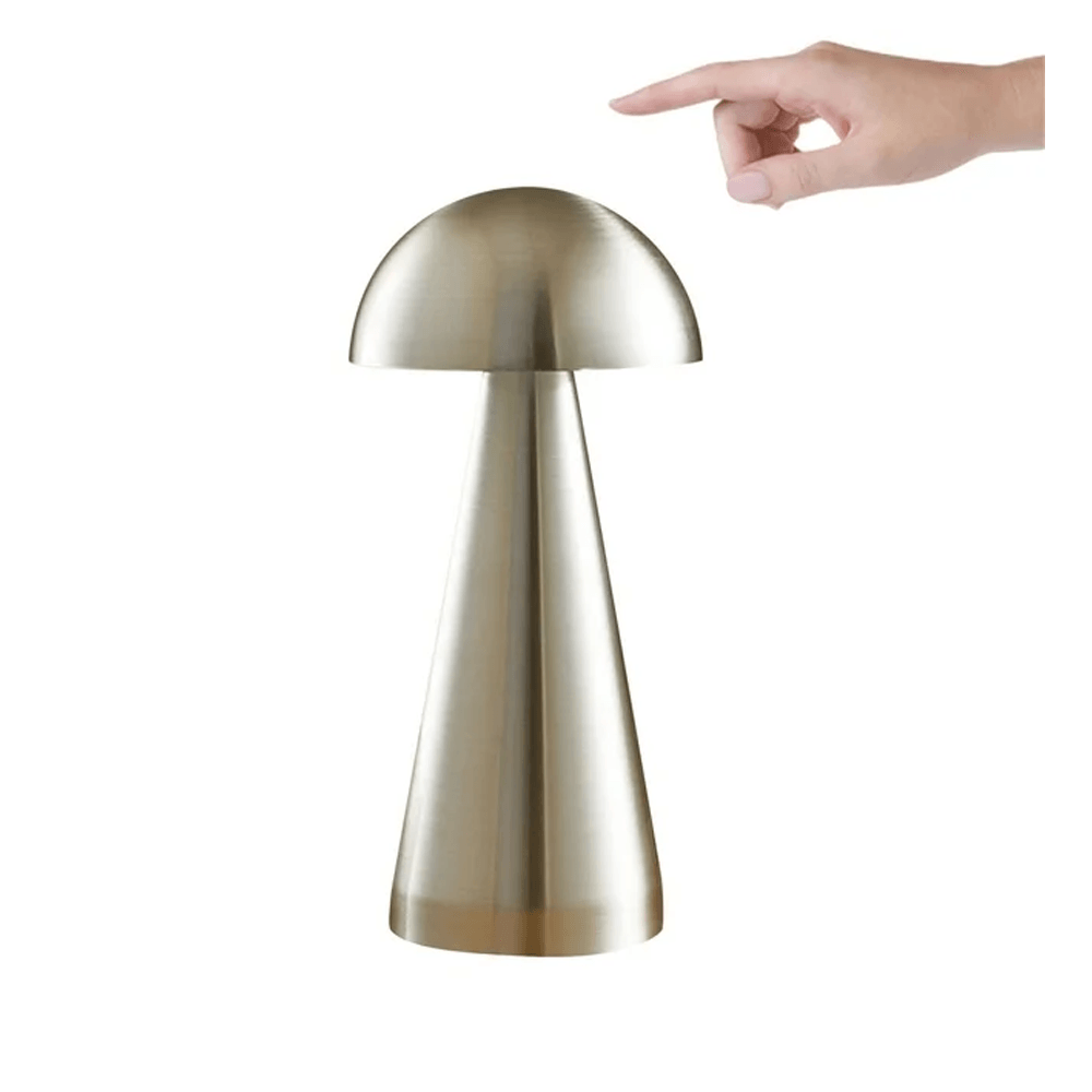 LUMINÁRIA COGUMELO DE METAL 20CM