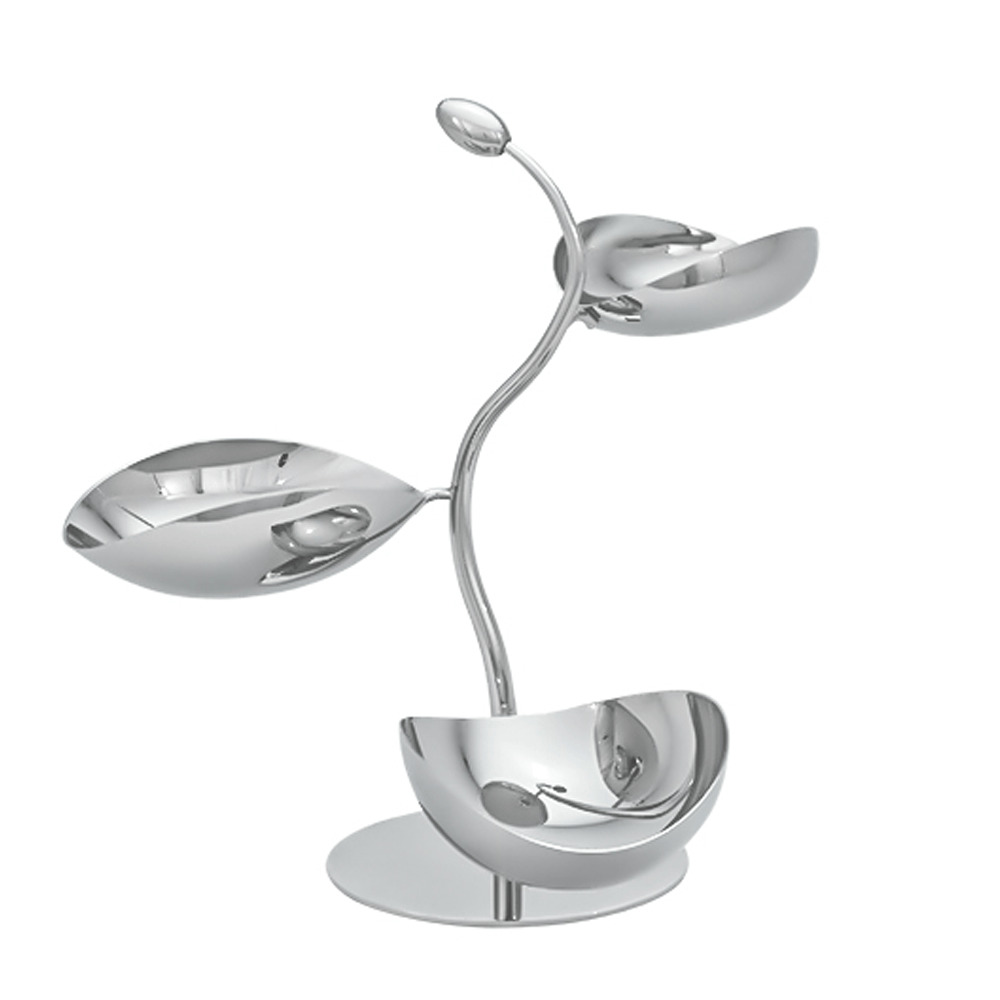PETISQUEIRA PETIT FOURS 3 FOLHAS 30CM ORFÈVRERIE ROYALE