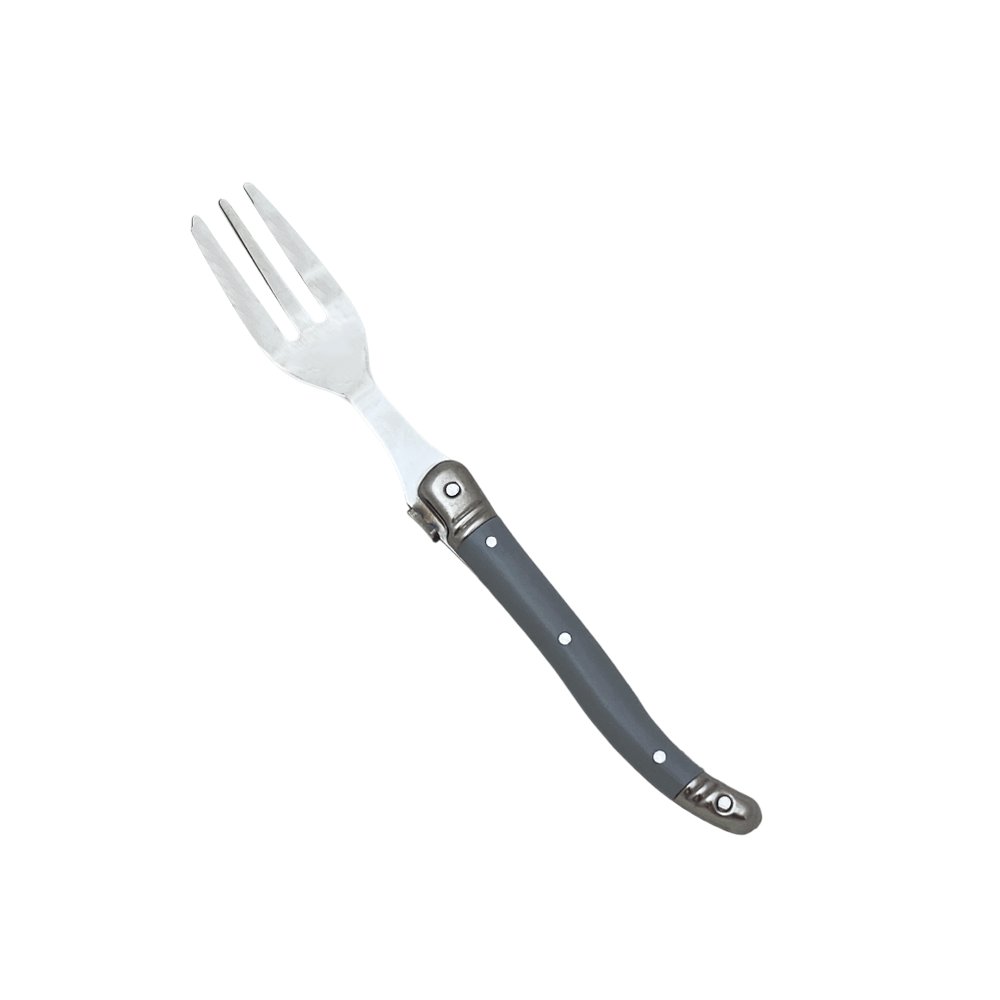 GARFO PARA APERITIVO CINZA DE AÇO INOX LAGUIOLE