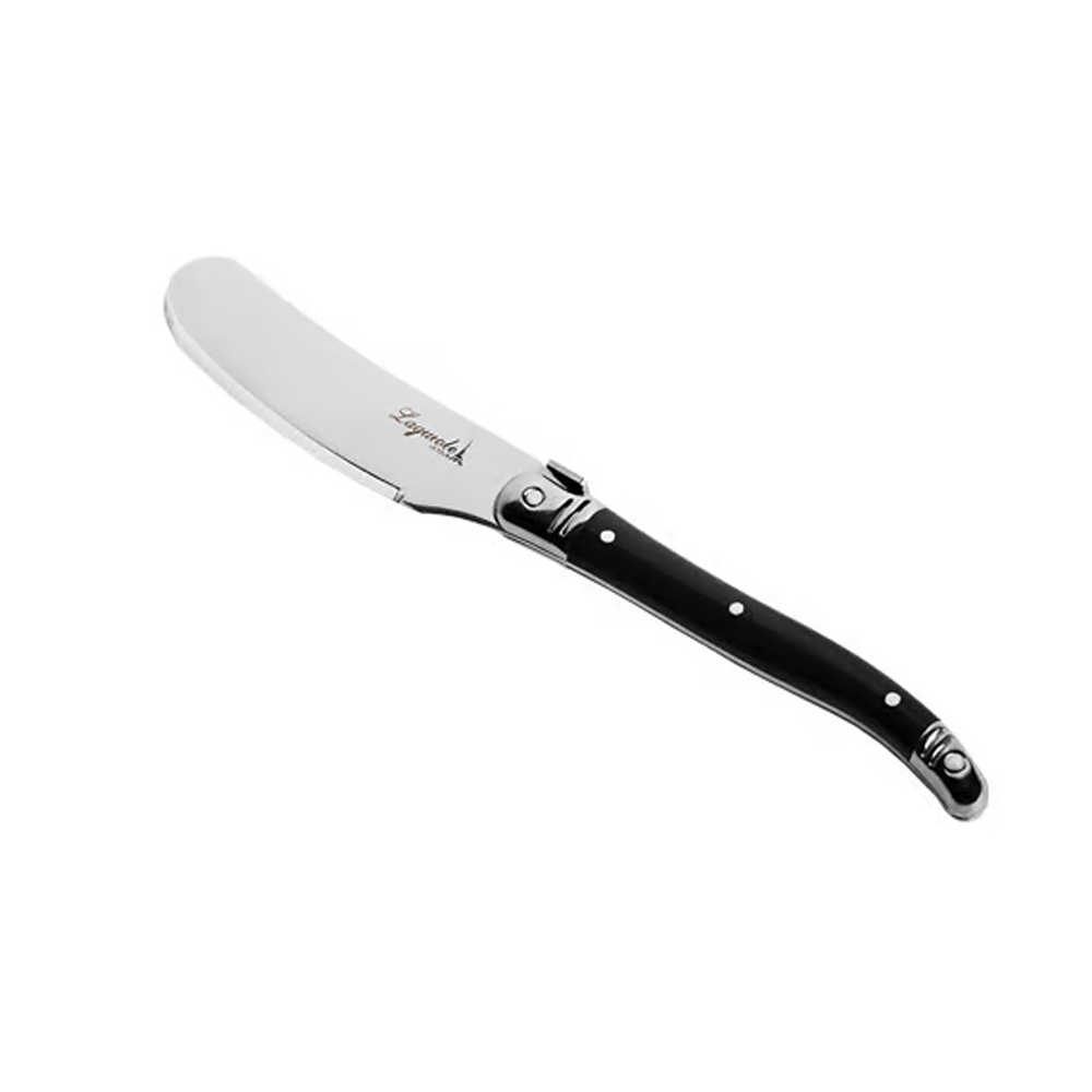ESPÁTULA PRETO DE AÇO INOX LAGUIOLE