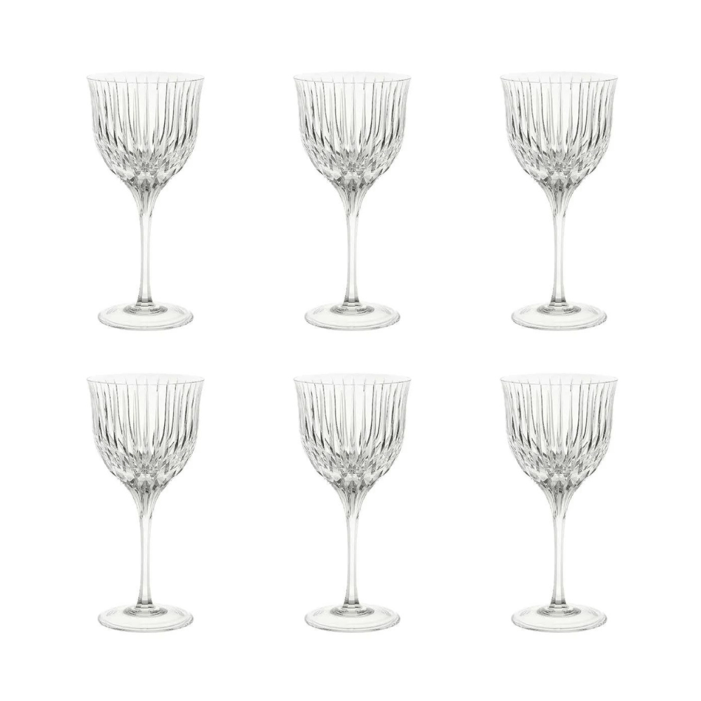 TAÇA DE ÁGUA DE CRISTAL 520ML COM 6 STRAUSS
